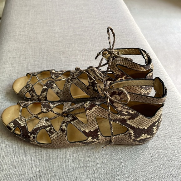 COACH vintage gladiator style python sandal size 9.5 - Picture 7 of 16